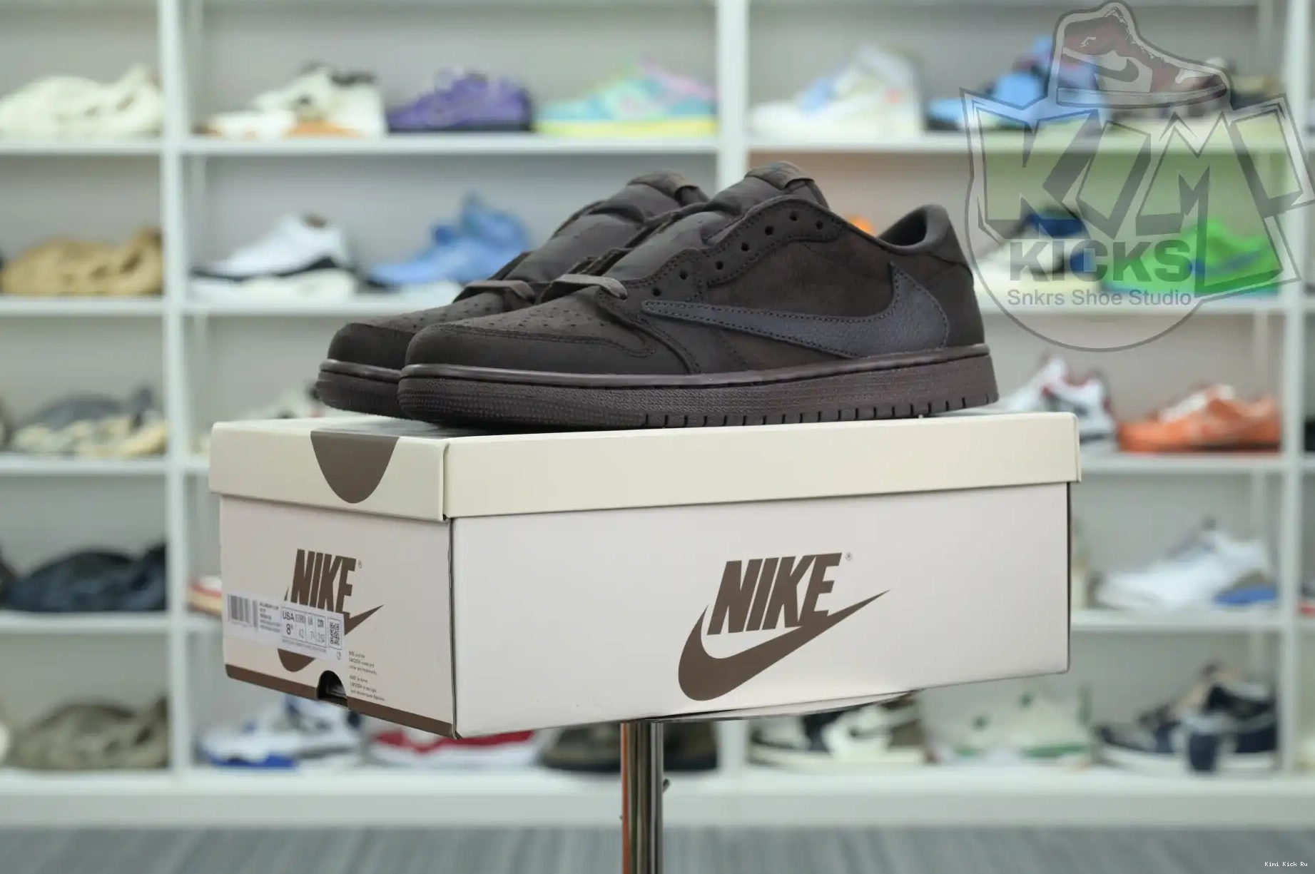 1 Travis Scott Low OG“Velvet Kimikick Jordan Air Brown” x Jordan 0406